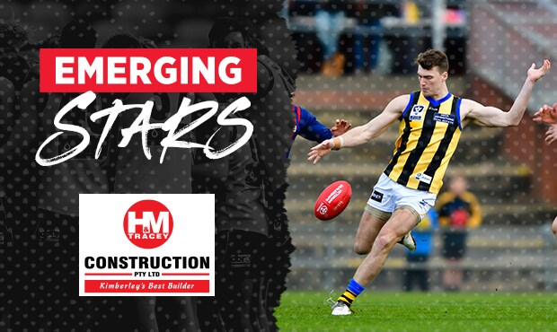 Saints midfielder Blake Acres is in line for a senior return after a huge performance for the Zebras. - St Kilda Saints,VFL